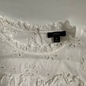 J. Crew Cream Button-Down Blouse